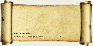 Irena Odalović vizit kartica